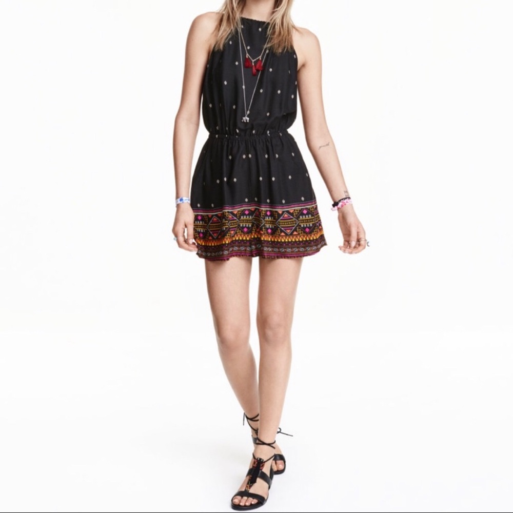 H&M Coachella collection tribal romper